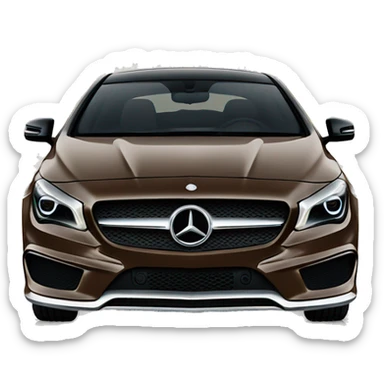 2015 Mercedes cla with brown interior  sticker