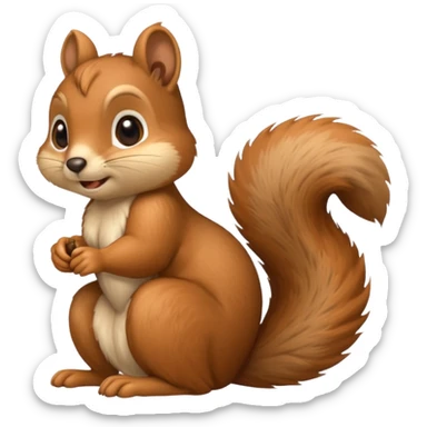 squirrel sticker