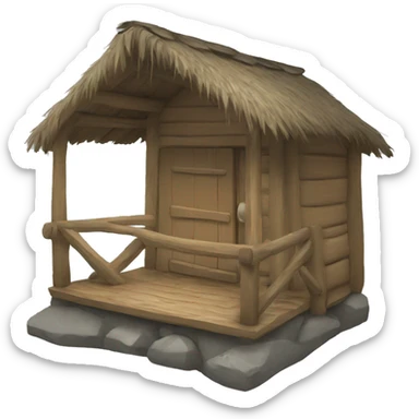 hut sticker