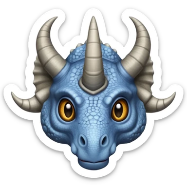 triceratops sticker