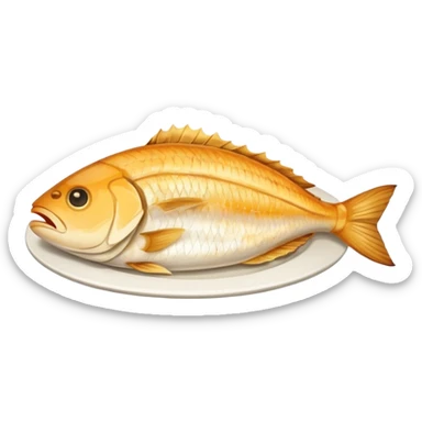 cooked fish sticker