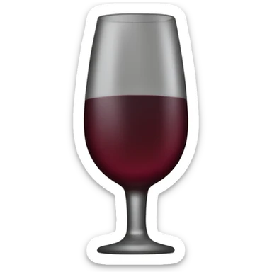 Wine red moji sticker