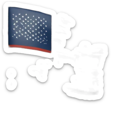 Country flag sticker