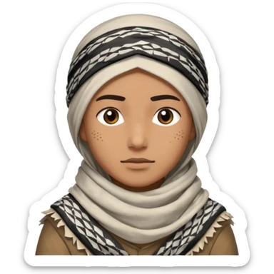 Desert Nomad Traveler sticker