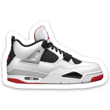 A pair of Jordan 4s worth one hundred million dollars  sticker