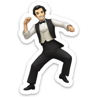 dancing-abe-shinzo sticker