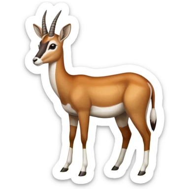 a south african springbok sticker