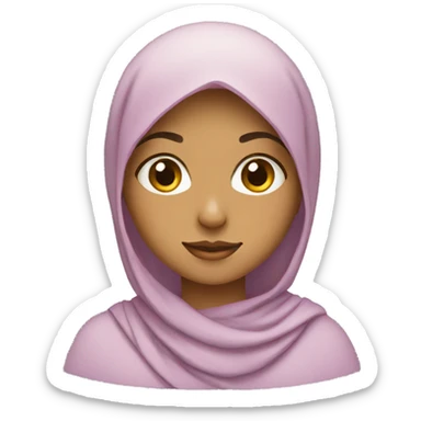 A Muslim girl  sticker