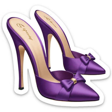 Agent Provocateur Elice Plum Mules
 sticker