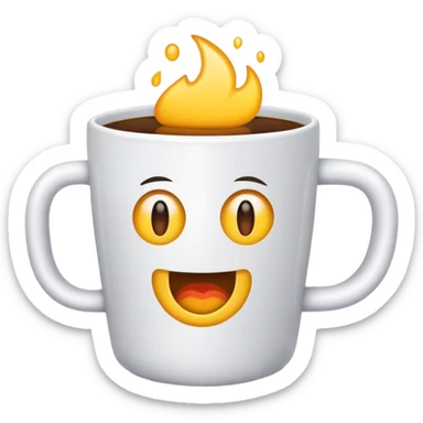 cup with sentence: Od werki dla bartka  sticker