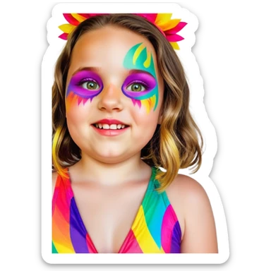 Colorful Parade Participant sticker