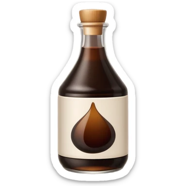 soy sauce bottle, icon sticker