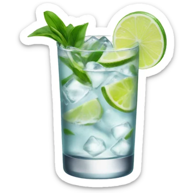 Gin and tonic sticker