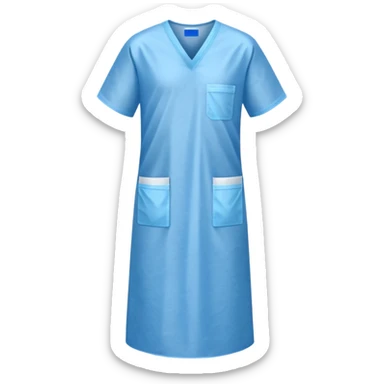 disposable gown sticker