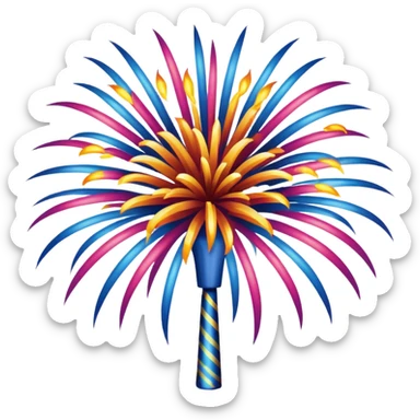 new year fireworks 2026 sticker