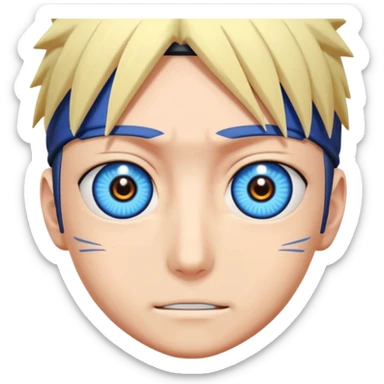 Naruto eyes sticker