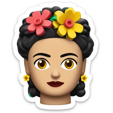 Frida Kahlo lego full body sticker