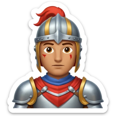 Really strong knight sticker