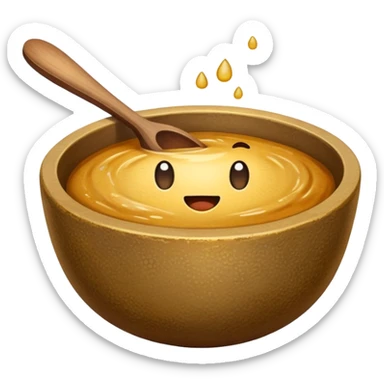 Escaldón de gofio con mojo sticker