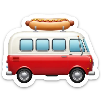 Hot dog van🚐 sticker