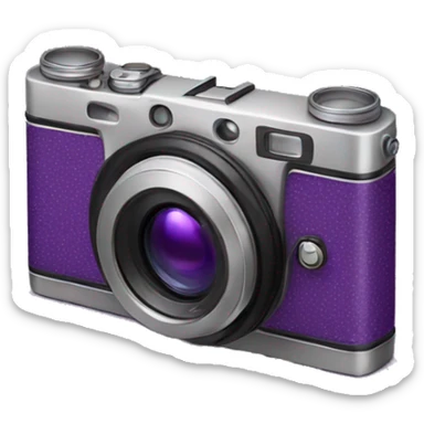 20S purple digital camera sticker