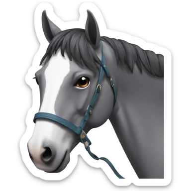 Caballo alazan con manchita en la frente sticker