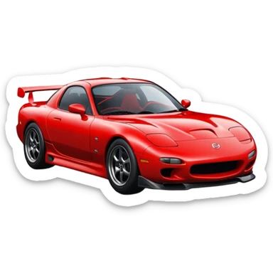 Mazda rx 7 sticker