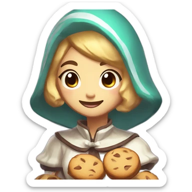 almond cookie from devsisters cookie run kingdom sticker