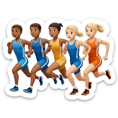 Number 7 Printed Athletes sticker