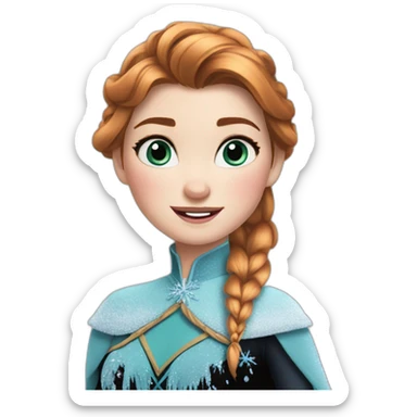 Frozen Anna sticker