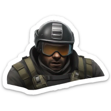 Sledge from rainbow six siege sticker