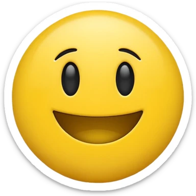 smiling emoji just like in the pacman  sticker