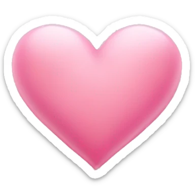 Cute pink heart sticker