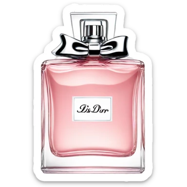 Miss dior perfume sticker