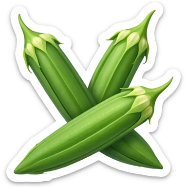 Okra sticker