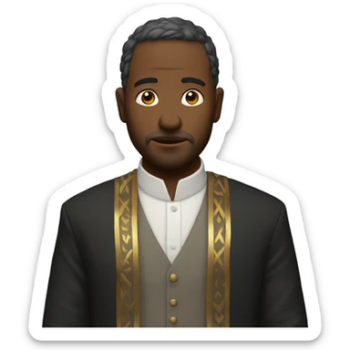 Persona adorando Dios sticker