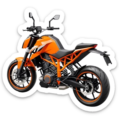 KTM Duke 790 motorcycle sticker