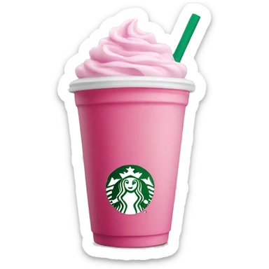 starbucks pink drink sticker