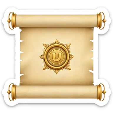 winner scroll sticker