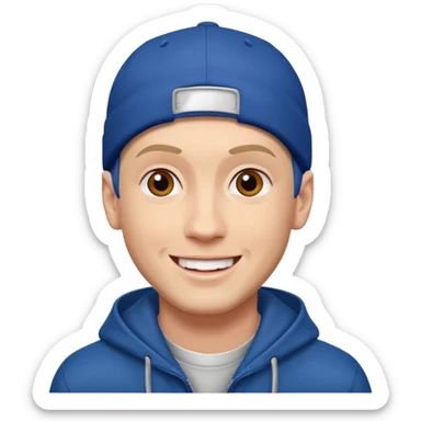 happy eminem sticker