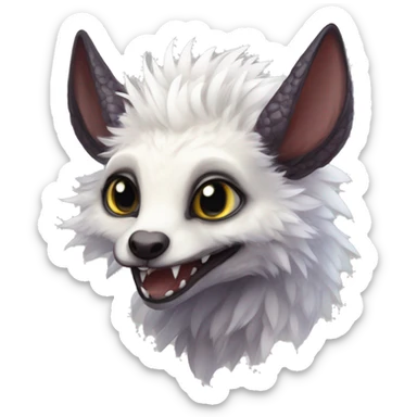  Scaly Cute Edgy Realistic Rare Fantasy Fluffy Slim Vernid-Trico-Melprin-species by LiLaiRa, by Falvie, full body sticker