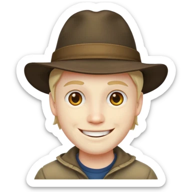 Male bog dih sticker