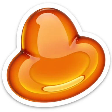 Molten Glass Shape sticker