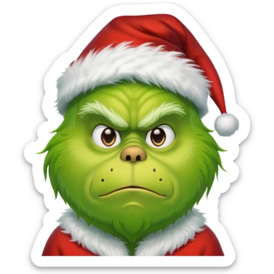 Grinch sticker