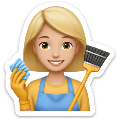 I got a lot done today cleaning up. sticker