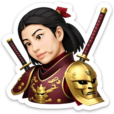 Samurai Leader sticker