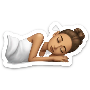 Ariana Grande sleeping sticker