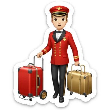 Bellboy trolley sticker