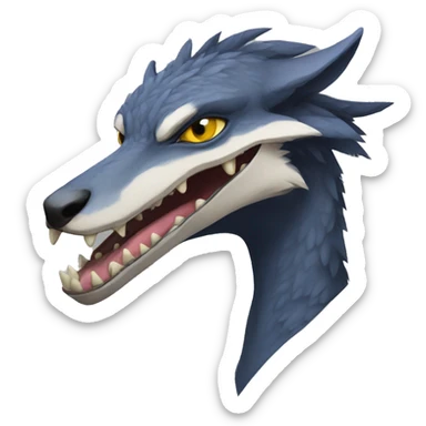 Sergal-raptor-vernid sticker