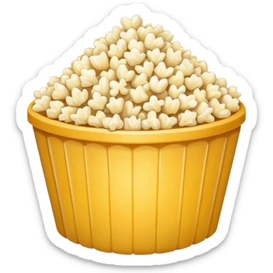 popcorn kernel loose sticker